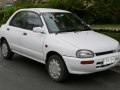 1991 Mazda 121 II (DB) - Технически характеристики, Разход на гориво, Размери