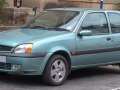 1999 Ford Fiesta V (Mk5) 3 door - Fiche technique, Consommation de carburant, Dimensions