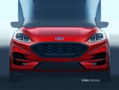 Ford Kuga 2020 sketch red