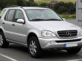 2002 Mercedes-Benz M-класс (W163, facelift 2001) - Технические характеристики, Расход топлива, Габариты