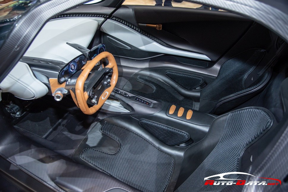 Inside the cabin of the pre-production Aston Martin Valhalla