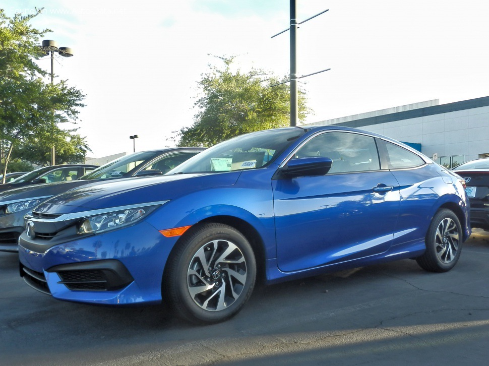 2016 Honda Civic X Coupe 2 0 158 Hp Technical Specs Data Fuel 
