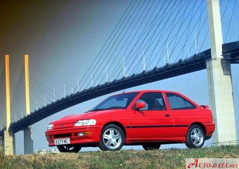 Ford Escort V Cabrio (ALL) 1.8 16V XR3i (105 Hp) - Τεχνικά Χαρακτηριστικά, Κατανάλωση καυσίμου, Διαστάσεις