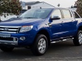 2012 Ford Ranger III Double Cab - Технические характеристики, Расход топлива, Габариты