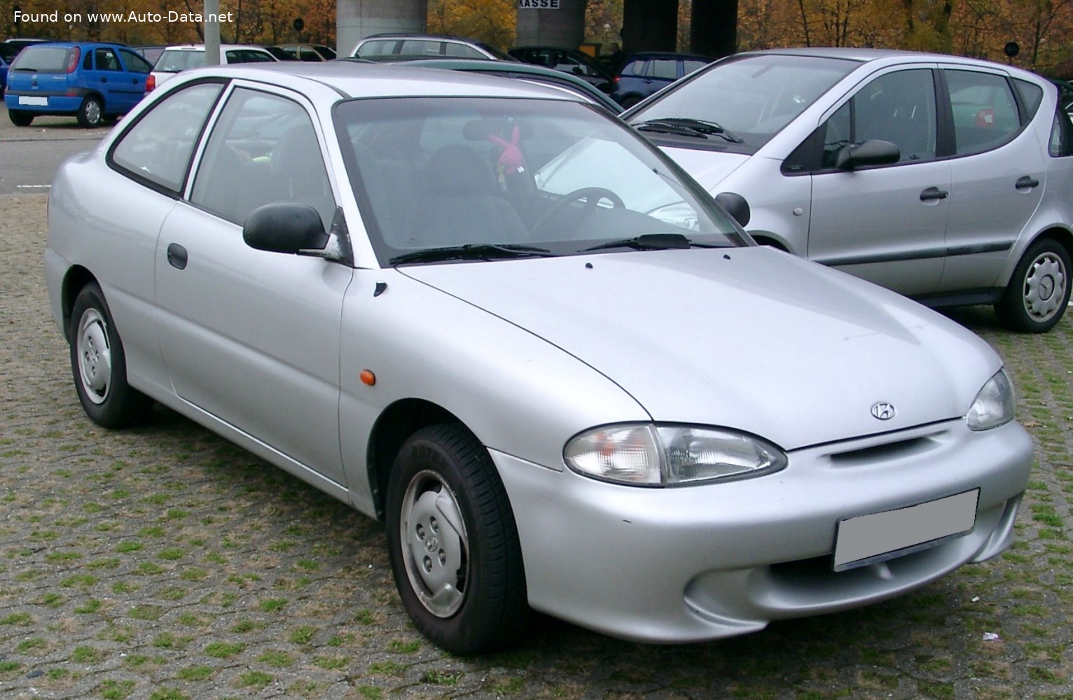 1994 Hyundai Accent Hatchback I 1.3 GSi (84 Hp)  Technical specs, data