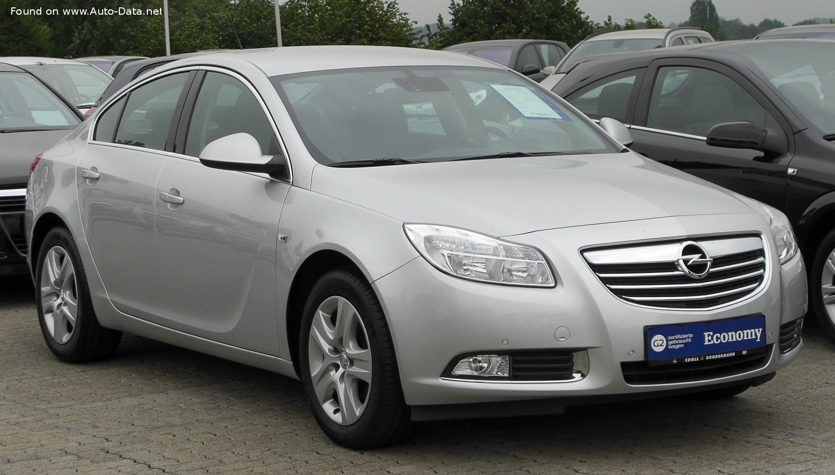 2009 Opel Insignia Sedan (A)  Technical Specs, Fuel consumption, Dimensions