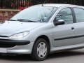 1998 Peugeot 206 - Технически характеристики, Разход на гориво, Размери