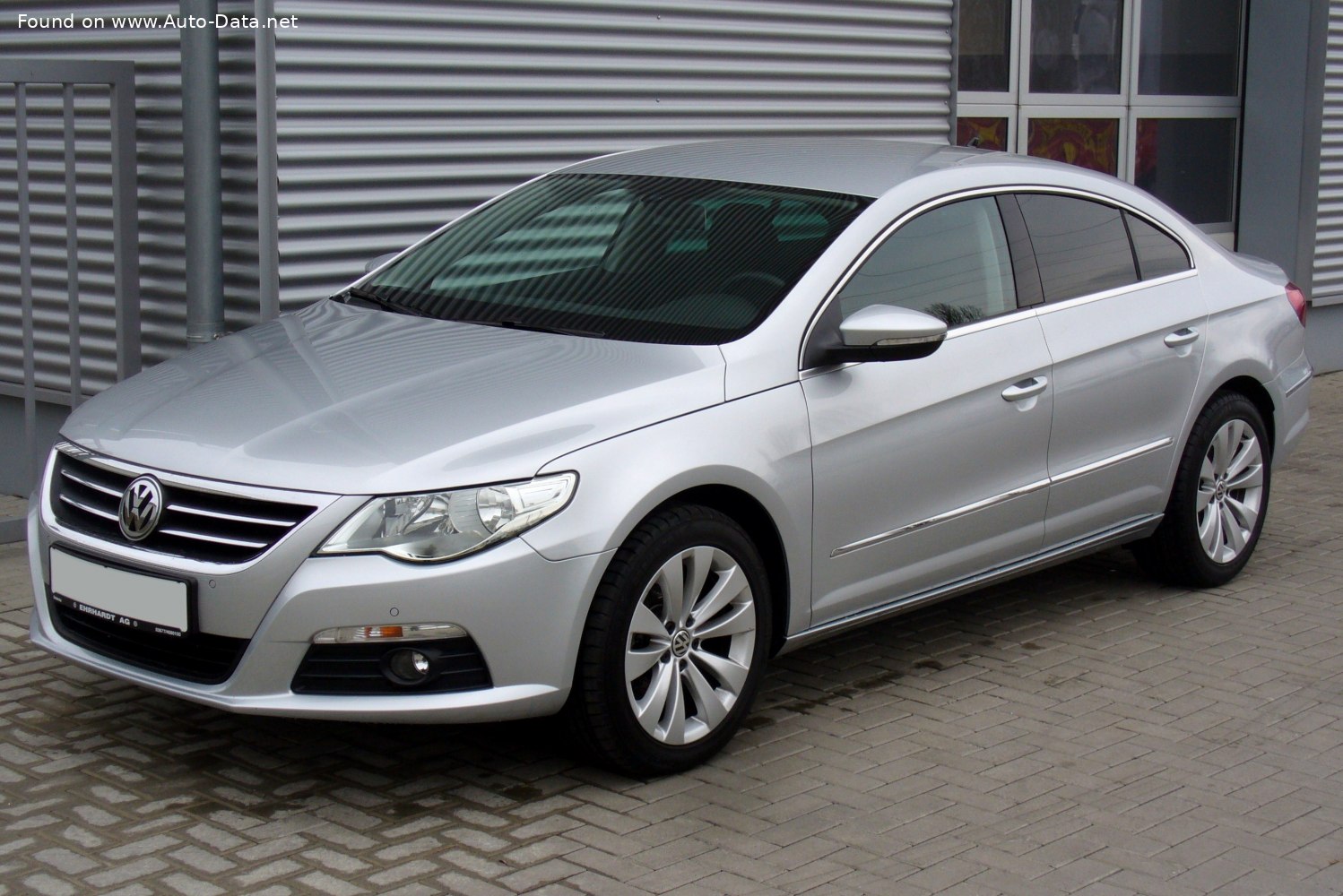 Volkswagen Passat CC 2008-2017 Abmessungen Seitenansicht