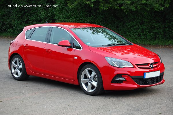 2012 Opel Astra J (facelift 2012) - Fotografie 1