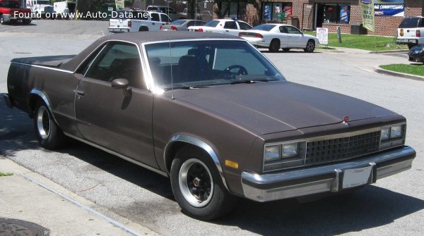 1982 Chevrolet Malibu El Camino (Sedan Pickup, facelift 1981) - Снимка 1