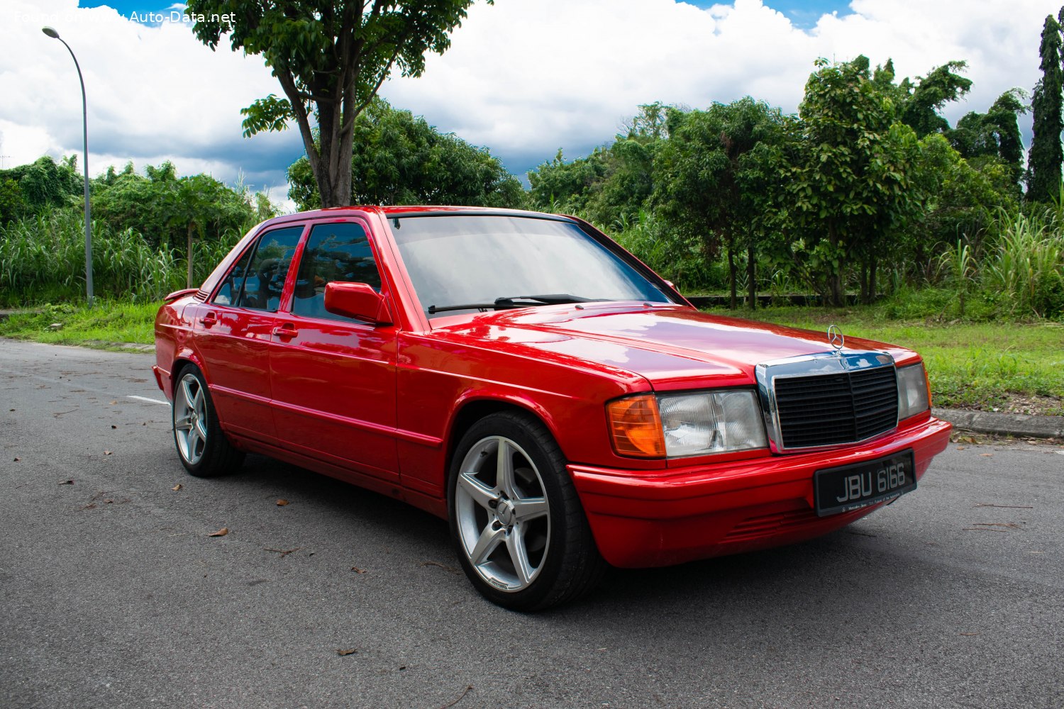 1982 Mercedes-Benz 190 (W201) E 2.0 (122 Hp)  Technical specs, data, fuel  consumption, Dimensions