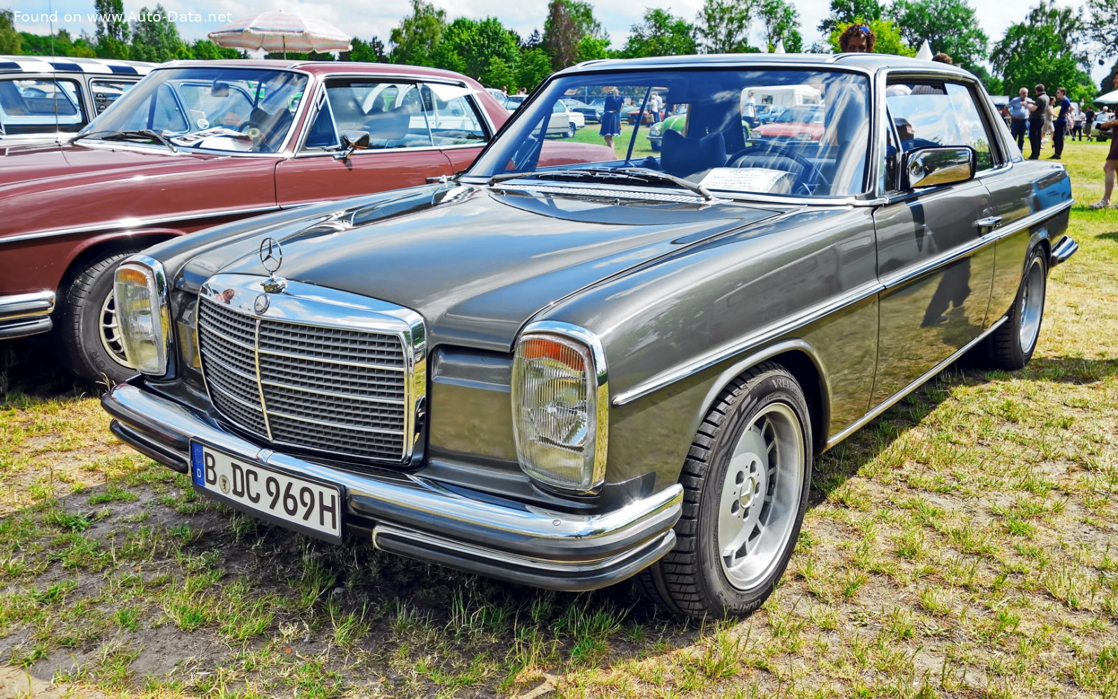 1973 Mercedes Benz 8 Coupe W114 facelift 1973 280 CE 185 Hp Technical specs data fuel 