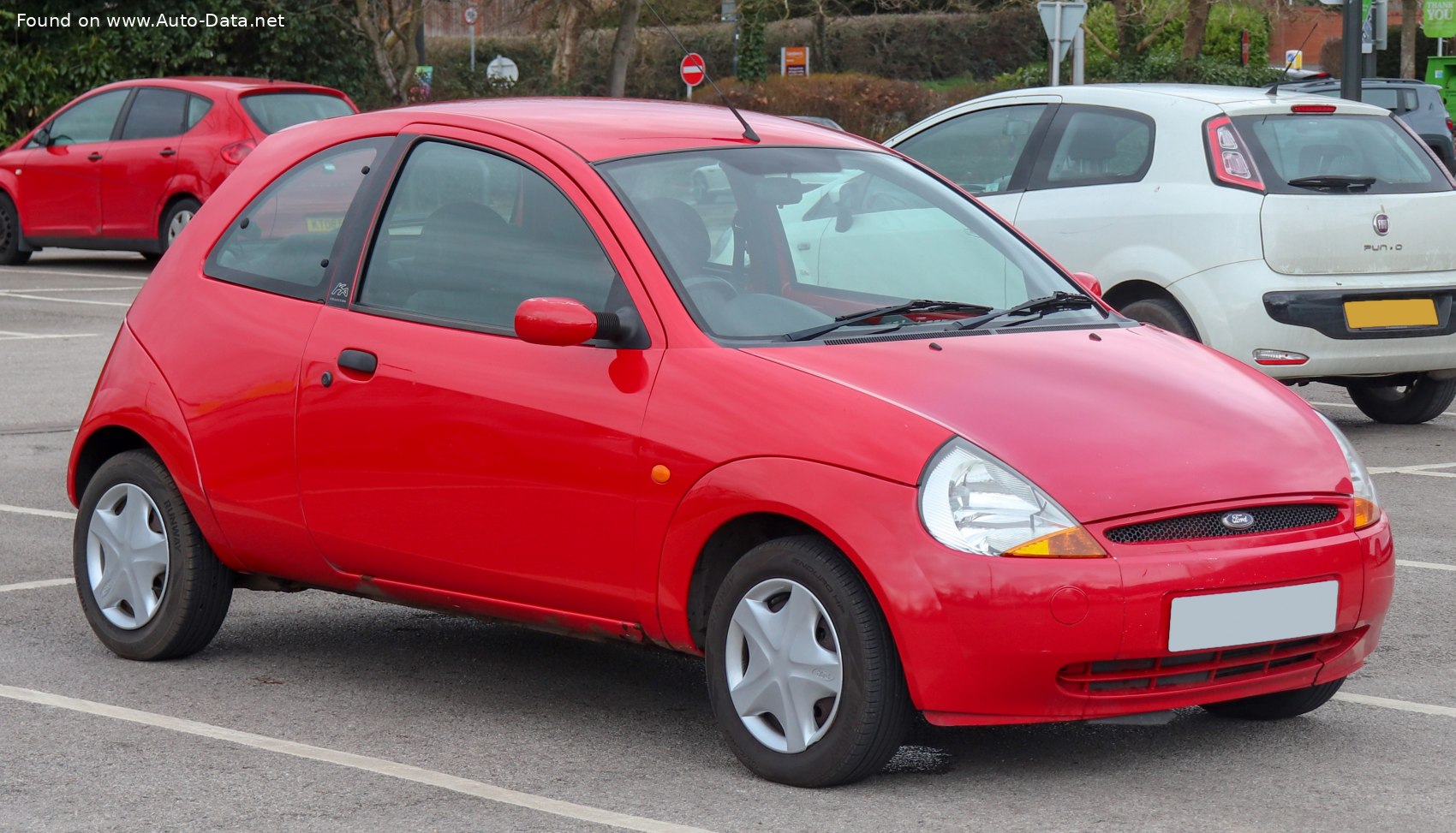 2002 Ford KA (RBT)  i (70 Hp) | Technical specs, data, fuel consumption,  Dimensions