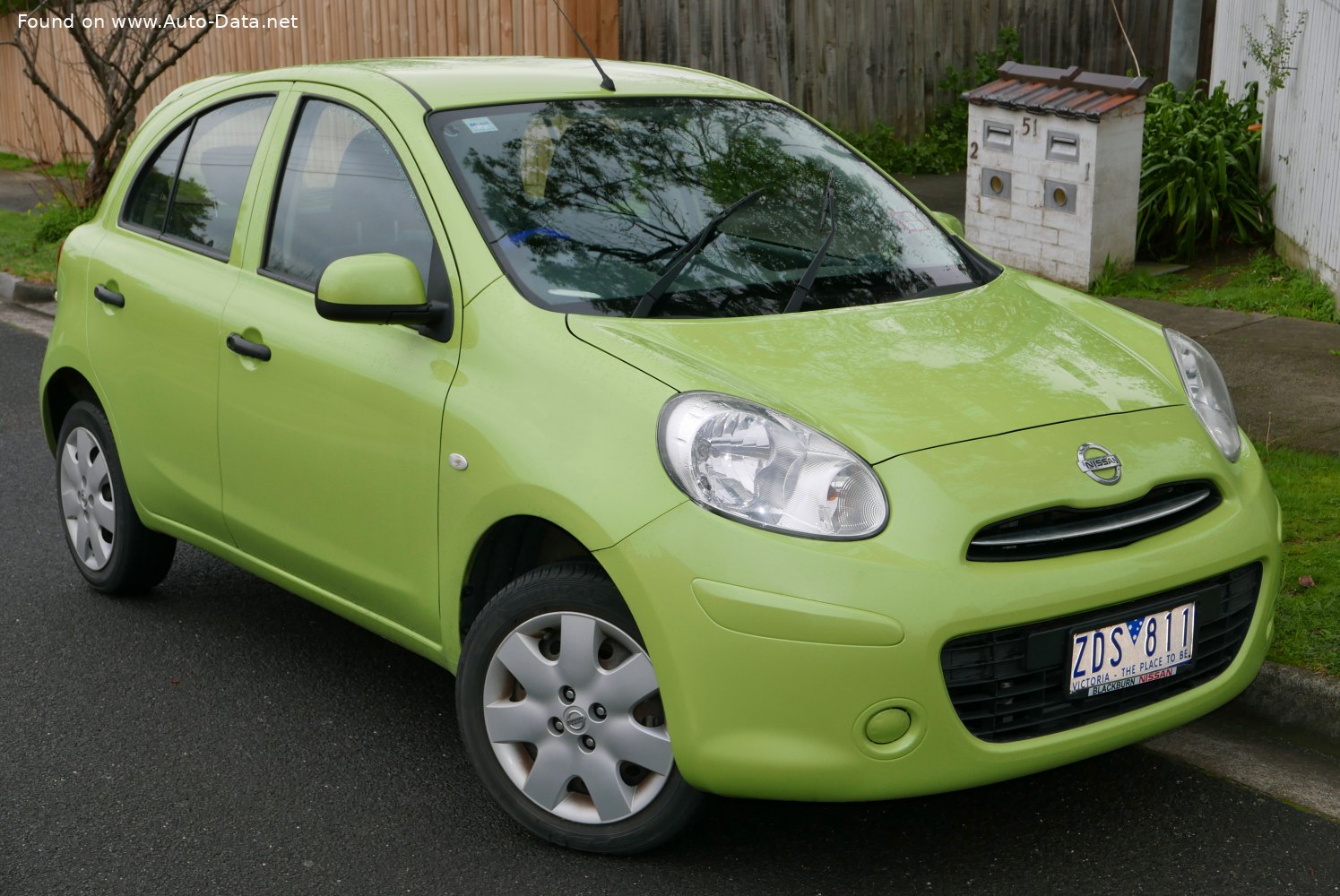 2010 Nissan Micra (K13) 1.2 (80 Hp)  Technical specs, data, fuel  consumption, Dimensions