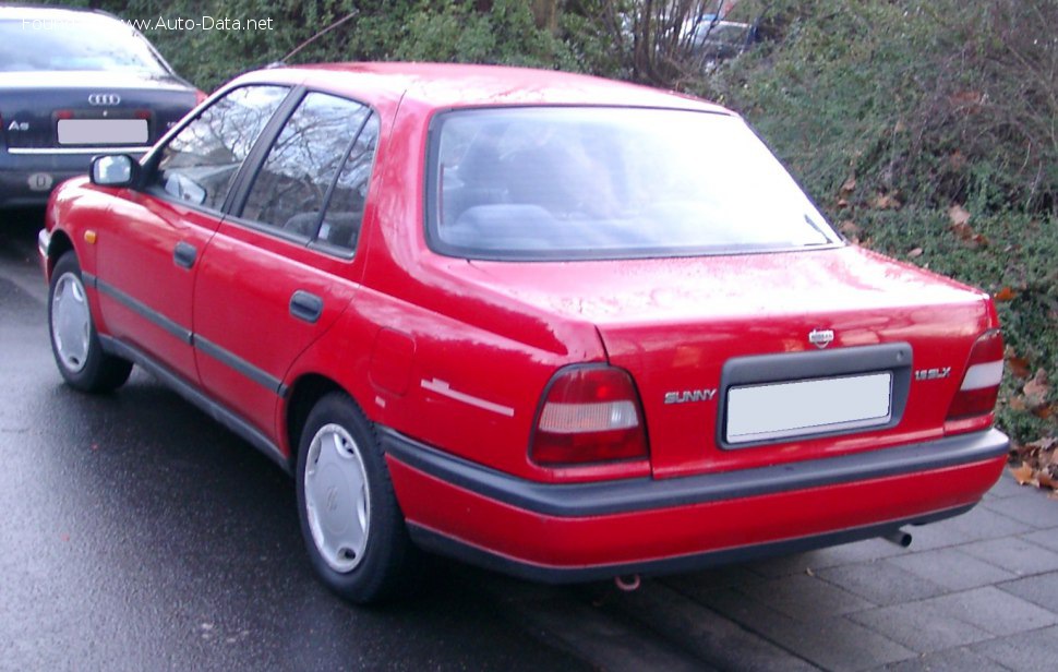 1991 Nissan Sunny III (N14) - Фото 1