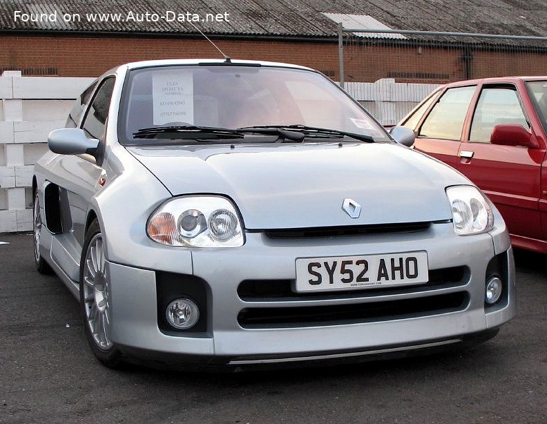 Renault Clio 2 Phase 2 3 Doors 3.0 V6 Sport specs, dimensions