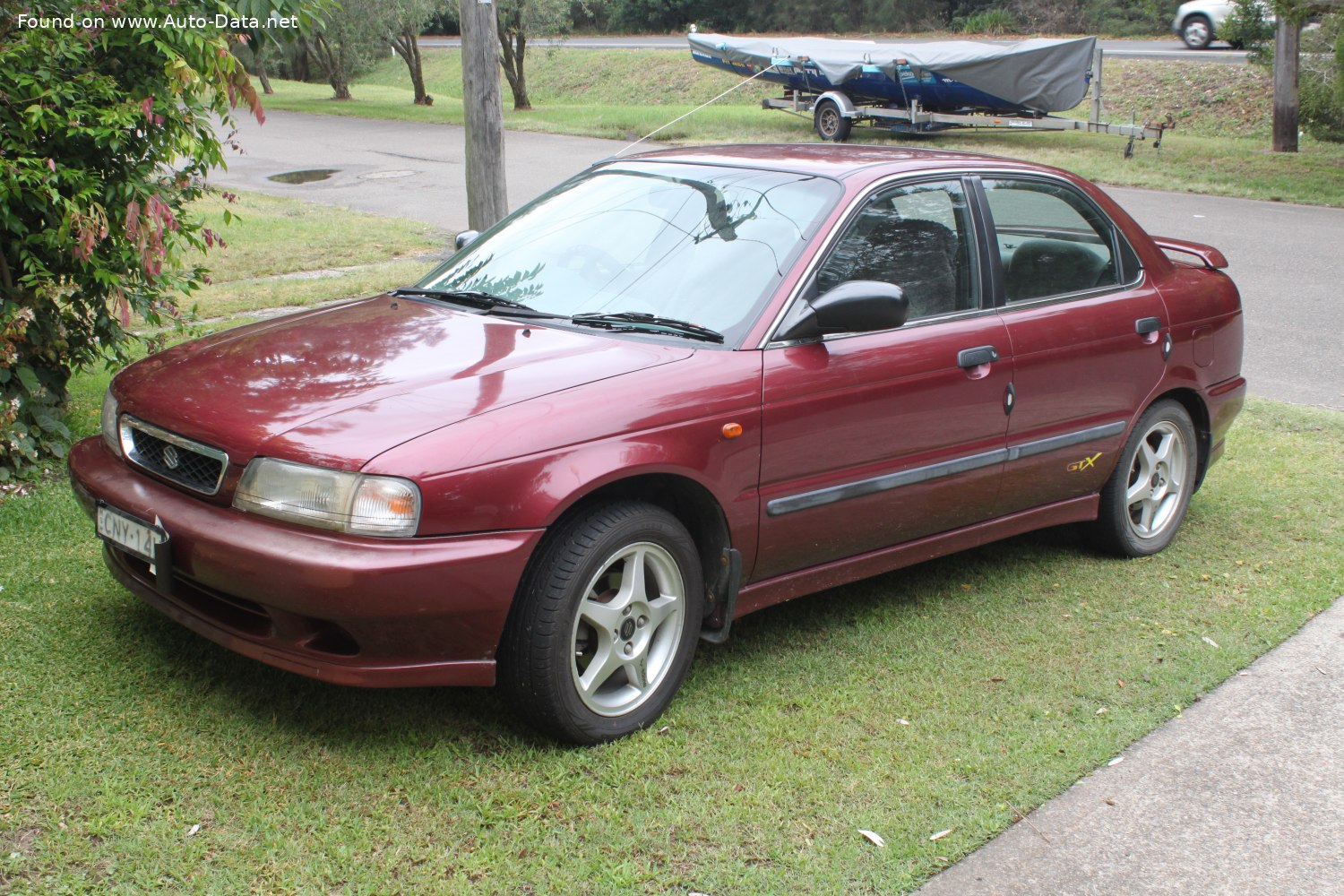 1996 Suzuki Baleno (Eg) 1.8 Gt (121 Hp) | Technical Specs, Data, Fuel Consumption, Dimensions