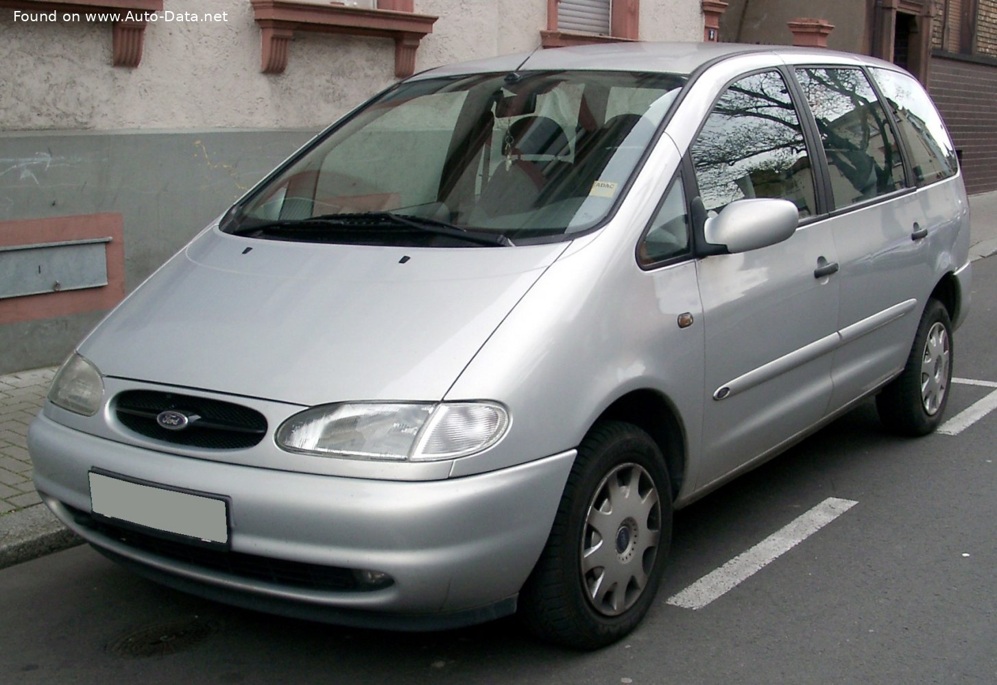 2000 Ford Galaxy I 1.9 TDI (116 PS)  Technische Daten, Verbrauch,  Spezifikationen, Maße