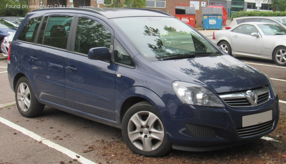 2008 Vauxhall Zafira B (facelift 2008) - Снимка 1