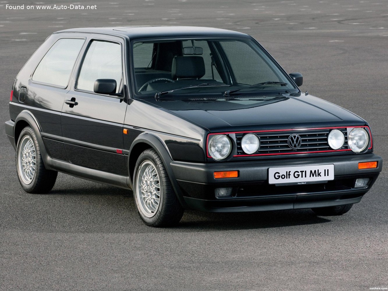 1988 Volkswagen Golf II (3-door, facelift 1987) 1.8 (98 Hp) Syncro