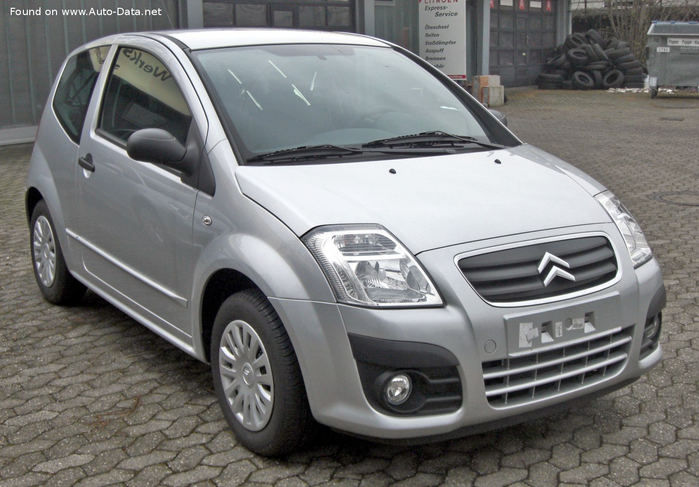 2008 Citroen C2 I (Phase Ii, 2008) 1.4 Hdi 8V (68 Hp) | Technical Specs, Data, Fuel Consumption, Dimensions