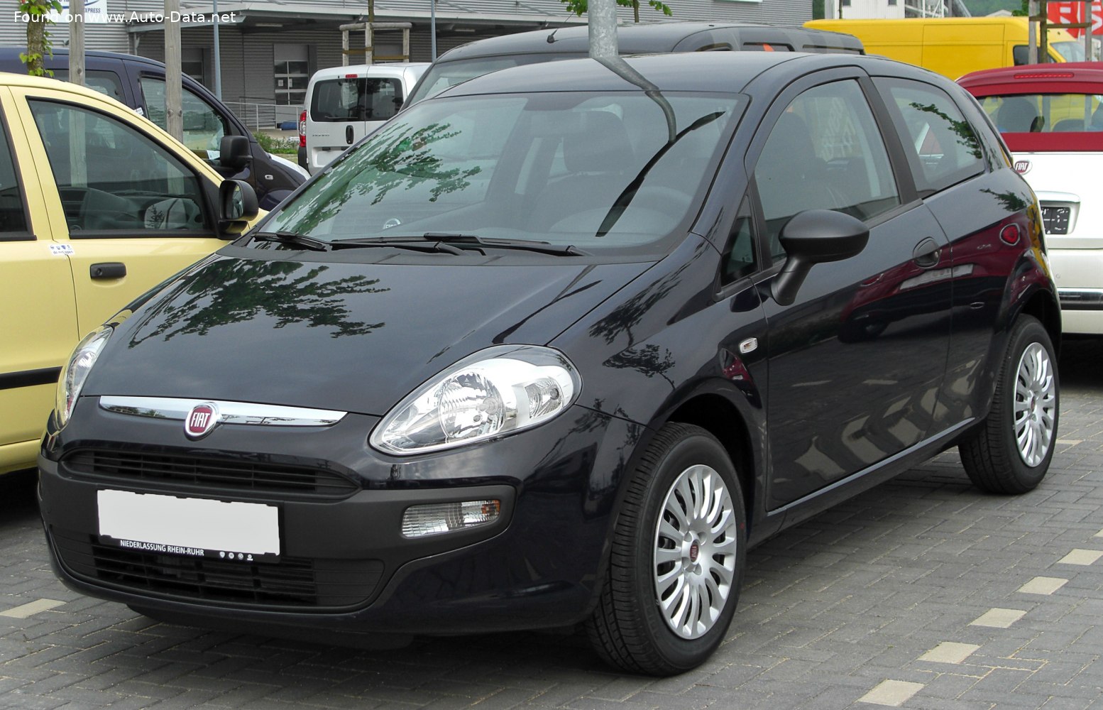 2009 Fiat Punto Evo (199) 1.4 8V (77 Hp)  Technical specs, data, fuel  consumption, Dimensions