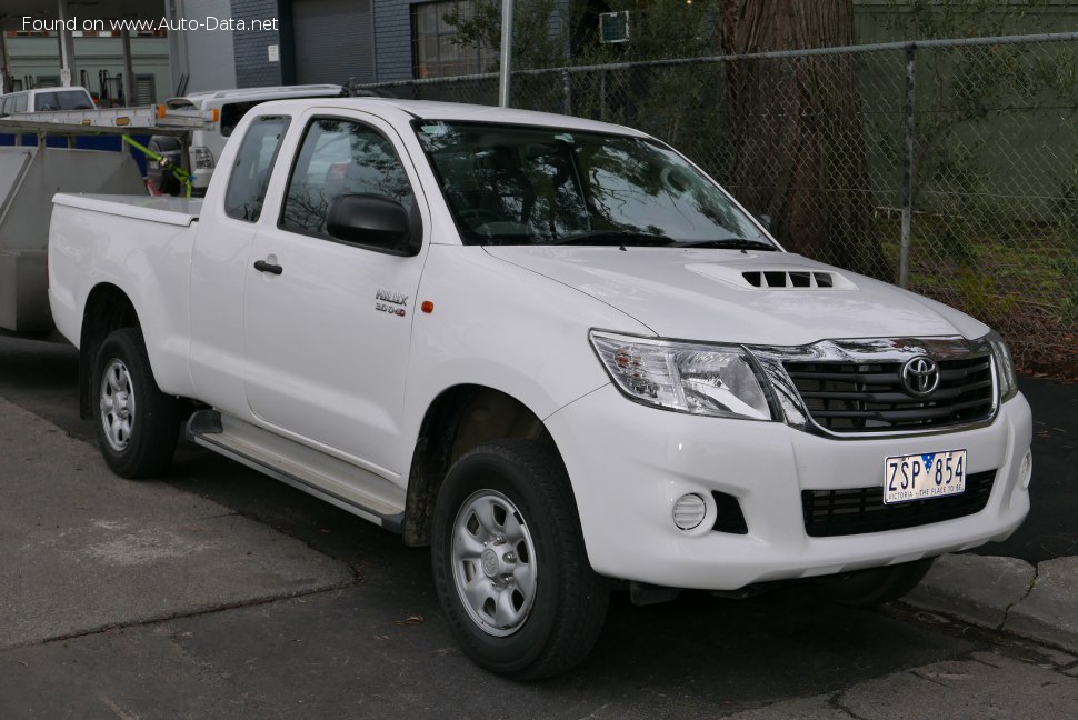 2012 Toyota Hilux Extra Cab VII (facelift 2011) - Fotografie 1