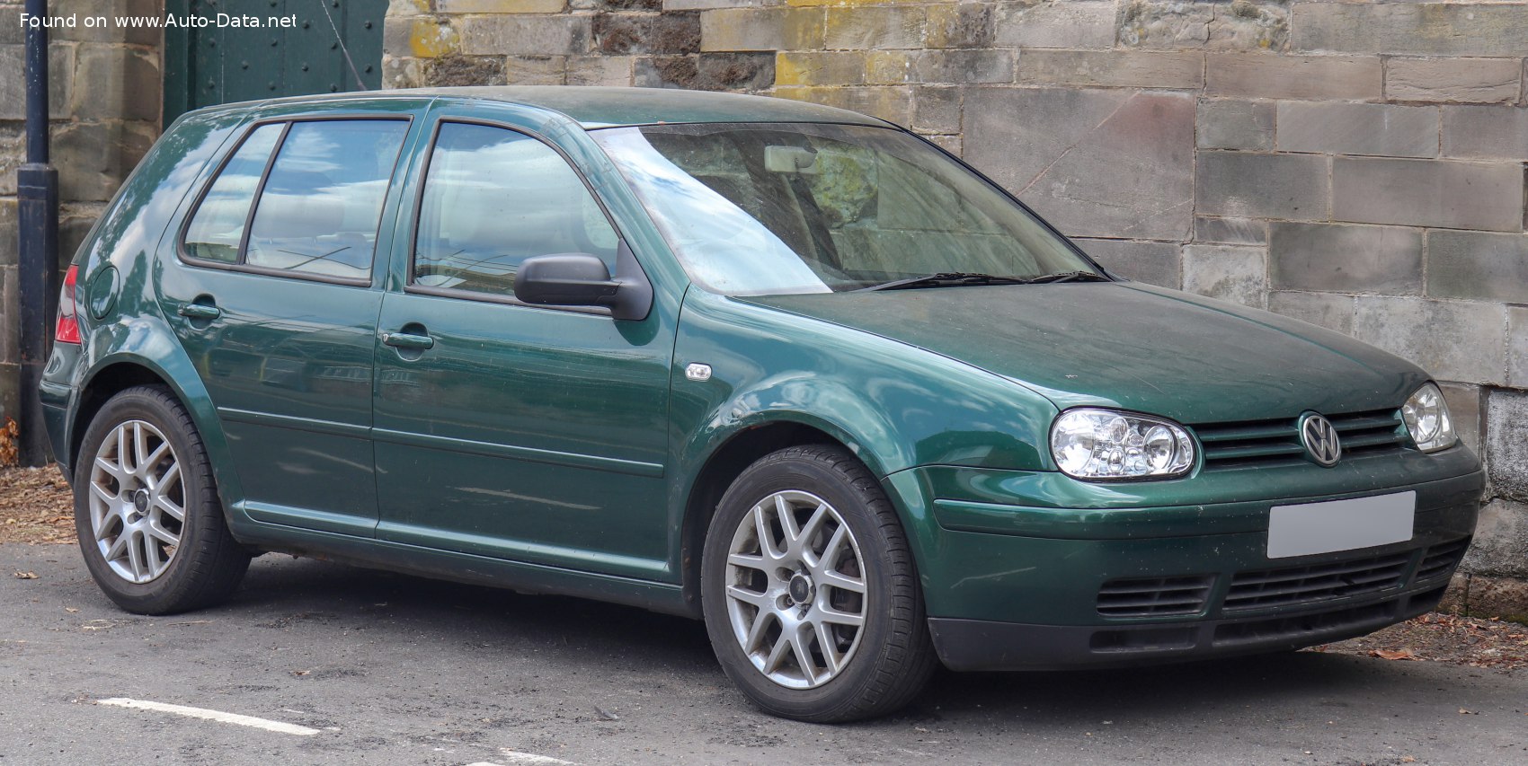 1998 Volkswagen Golf IV 1.8 (125 Hp) 4motion  Technical specs, data, fuel  consumption, Dimensions