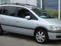 Chevrolet Zafira - Technical Specs, Fuel consumption, Dimensions