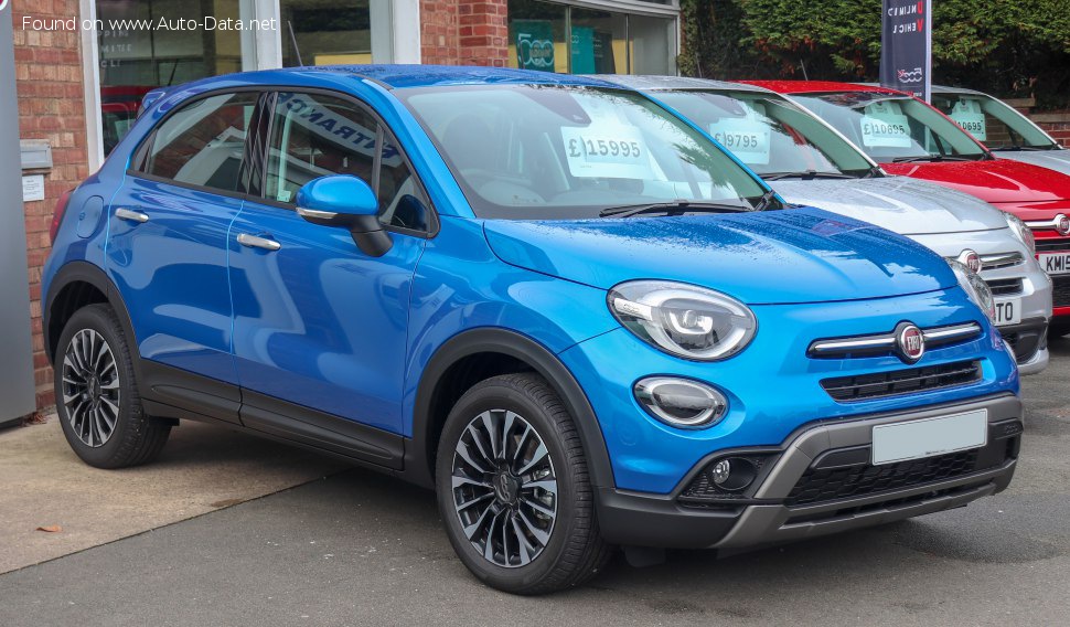 Fiat 500X Cross/City Cross (facelift 2019) - Tekniske data, Forbruk, Dimensjoner