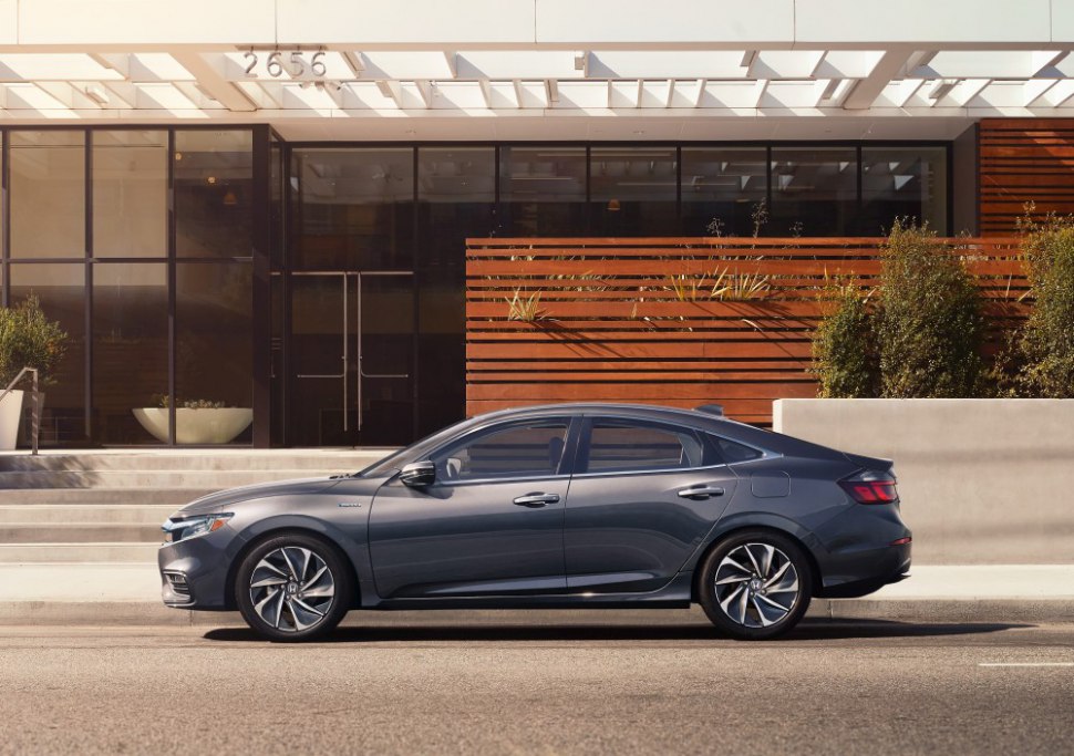 2021 Honda Insight - left profile, graphite grey