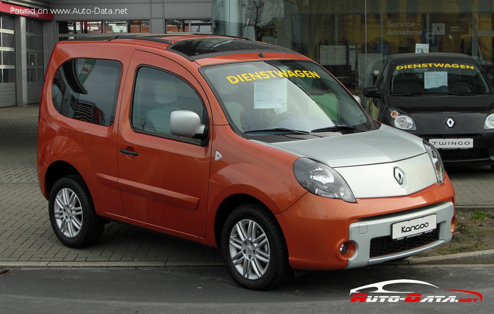 Renault Kangoo Be Bop - Teknik özellikler, Yakıt tüketimi, Boyutlar