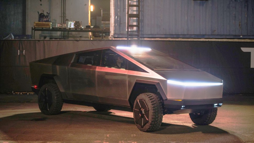 The unique Tesla Cybertruck