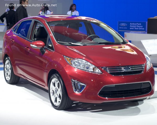 Ford Fiesta VII Sedan Mk7 1 6 Ti VCT 120 Hp Technical Specs Data 