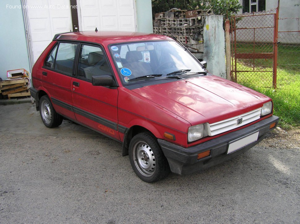 1984 Subaru Justy I (KAD) - Fotografie 1