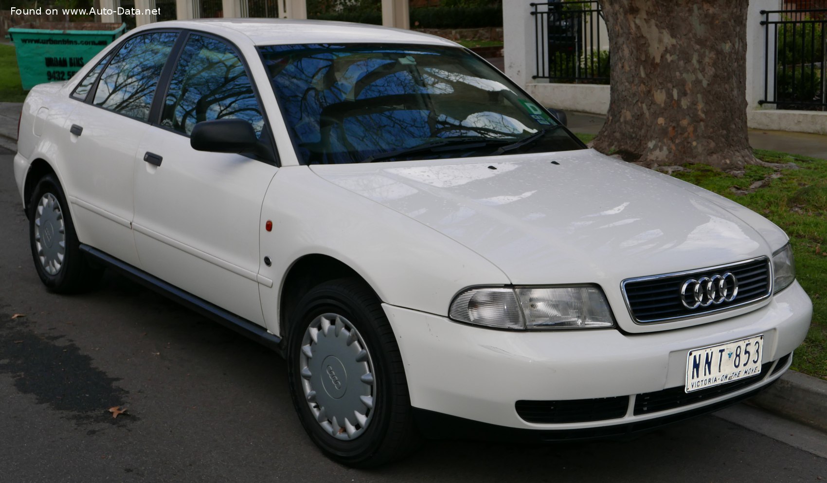 1994 Audi A4 (B5, Typ 8D) 2.8 V6 (174 Hp) Tiptronic  Technical specs,  data, fuel consumption, Dimensions