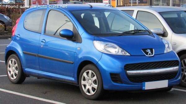 2009 Peugeot 107 (Phase II, 2008) 5-door - Снимка 1