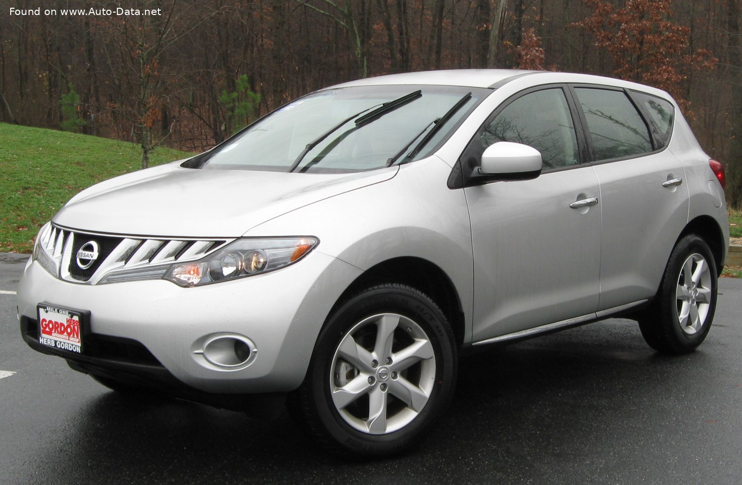 2008 Nissan Murano II Dimensions data, Hp) | fuel 3.5 specs, (256 consumption, Technical (Z51)