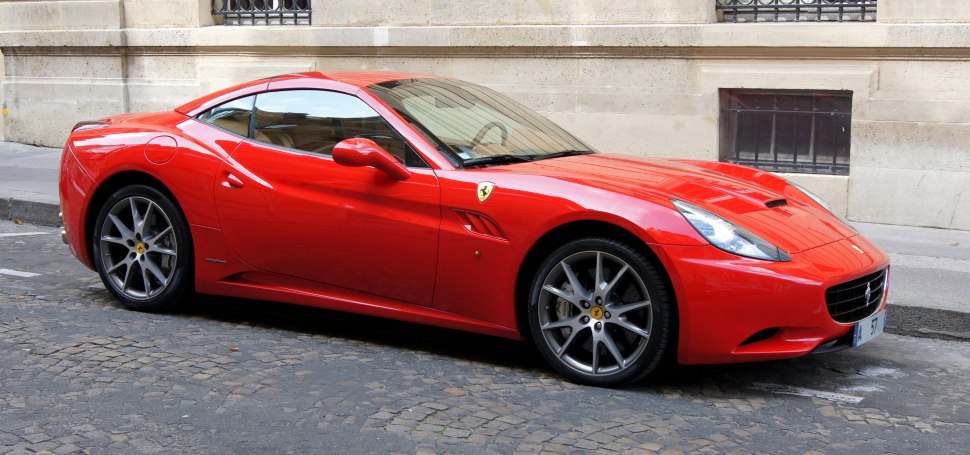 The stylish Ferrari California