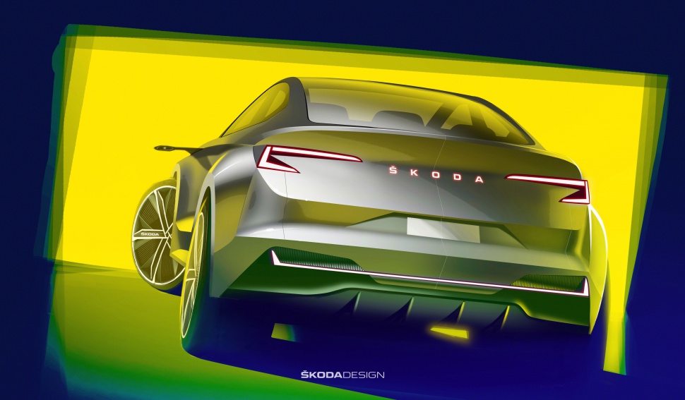 Skoda Vision iV concept - backview