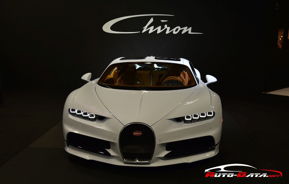 White Bugatti Chiron makes its official debut