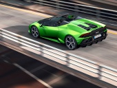 Lamborghini continues its revolution with  Huracan Evo Spyder convertable