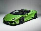 Lamborghini continues its revolution with  Huracan Evo Spyder convertable