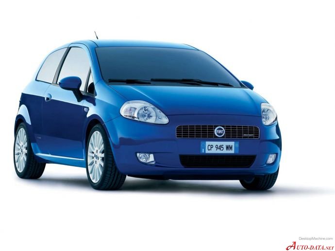 05 Fiat Grande Punto 199 1 4 77 Hp Technical Specs Data Fuel Consumption Dimensions
