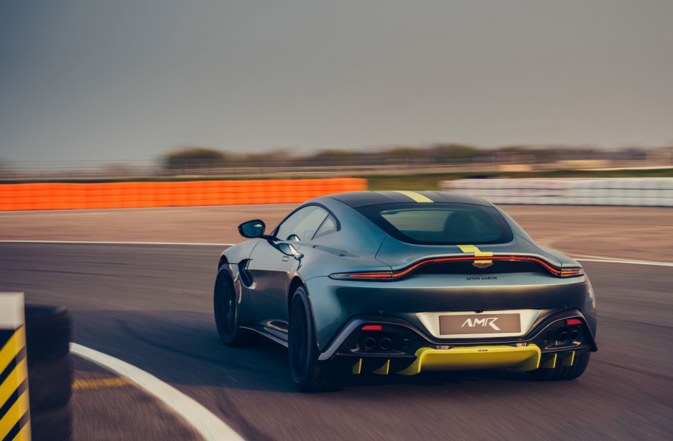 Aston Martin Vantage AMR 2019 rear side profile