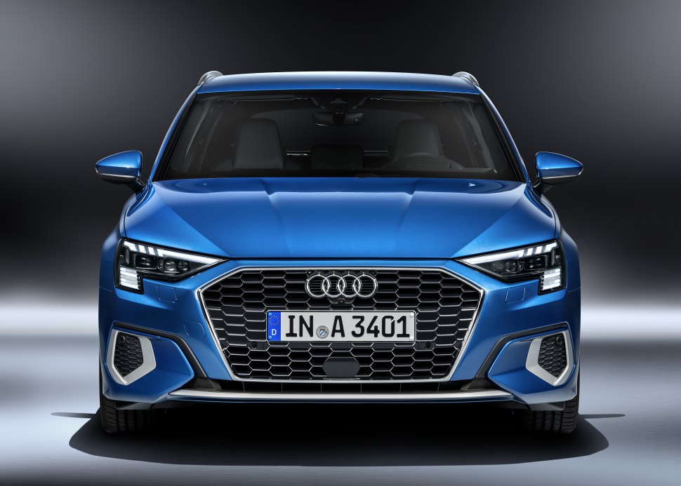 The front fascia of Audi A3 Sportback