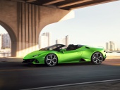 Lamborghini continues its revolution with  Huracan Evo Spyder convertable