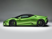 Lamborghini continues its revolution with  Huracan Evo Spyder convertable