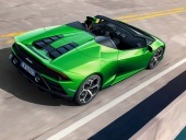 Lamborghini continues its revolution with  Huracan Evo Spyder convertable