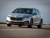 Skoda Octavia 2020 - front fascia on road